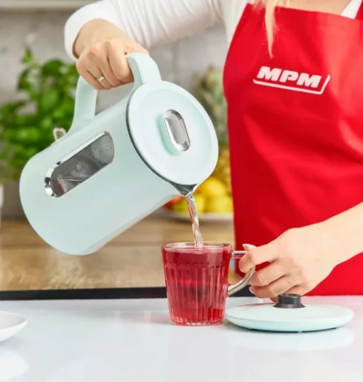 Ibrik elektrik MPM MCZ-126/Z, 1.5L, Jeshil