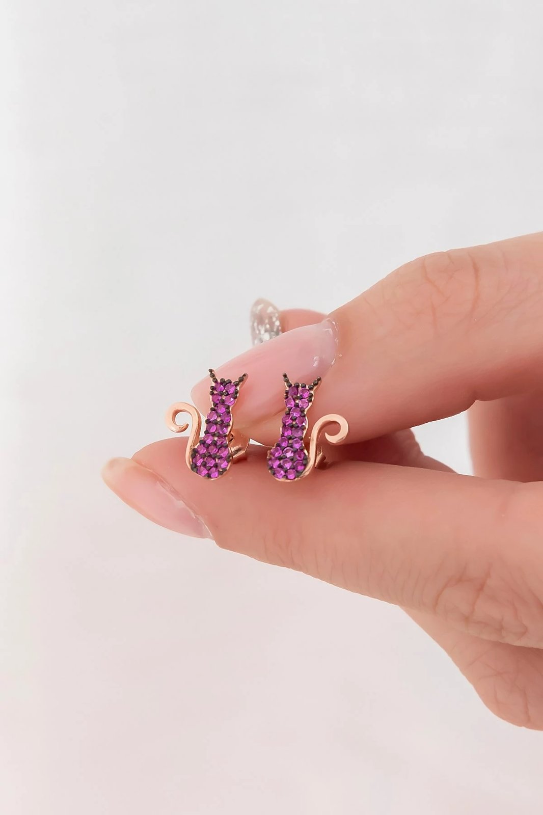 Vathë argjendi Jumeon, ngjyrë rozë e artë dhe fuchsia, NRZ99154