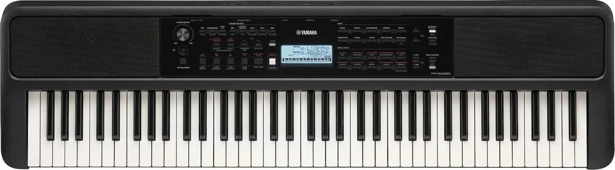 Keyboard Yamaha PSR-EW320, e zezë