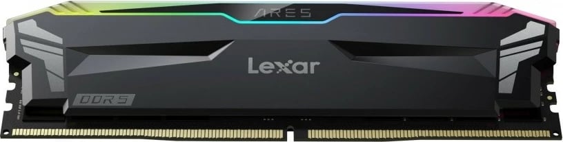 RAM Memorje Lexar ARES RGB DDR5, 32GB (2x16GB), 7200 MHz, CL34, e zezë RAM Memorje Lexar ARES RGB DDR5, 32GB (2x16GB), 7200 MHz, CL34, e zezë