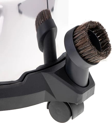 Fshesë industriale me korent, Adler, CR 7045, 25L, 1400W nominale 3400W maksimale, tharje/lagështi + fryrje, prizë për vegla, inox