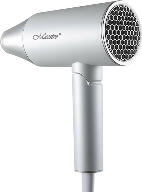 Tharëse flokësh Feel-Maestro MR-213, 2100W, dorezë e palosshme, argjend/bardhë