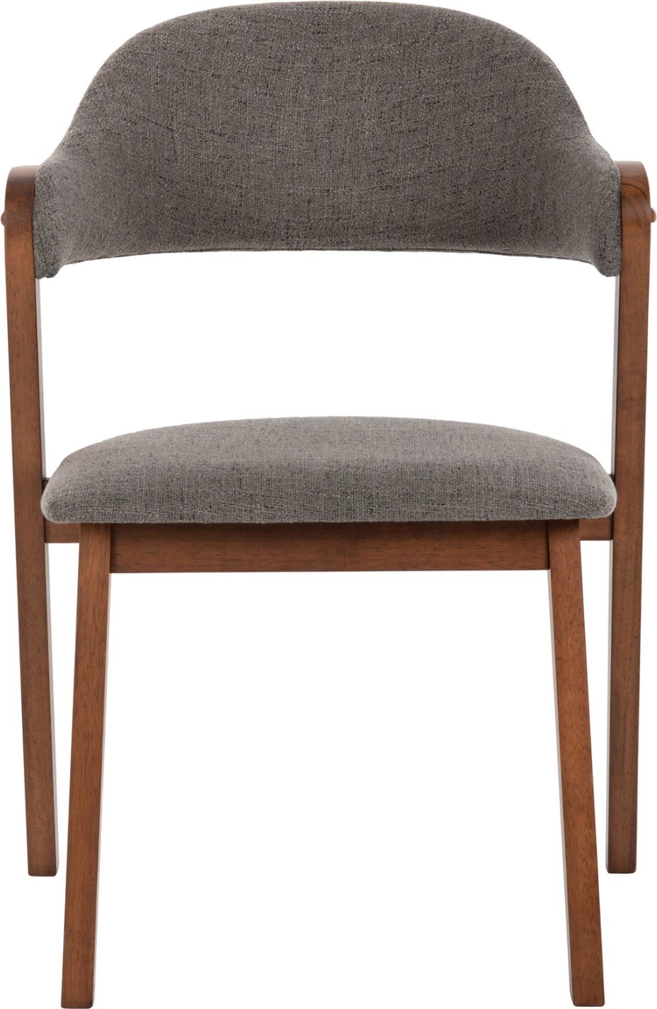 Karrige për ngrënie RIDER FH9734.01 dru gome ngjyrë arre-gri pëlhurë 59x59x83Hcm., set prej 2 copë