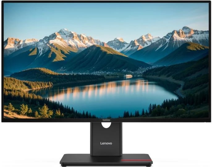 Monitor, Lenovo ThinkVision T27q-40 64A6GAT6EU, 27\", TFT/LCD, i sheshtë, ngjyrë e zezë dhe ari