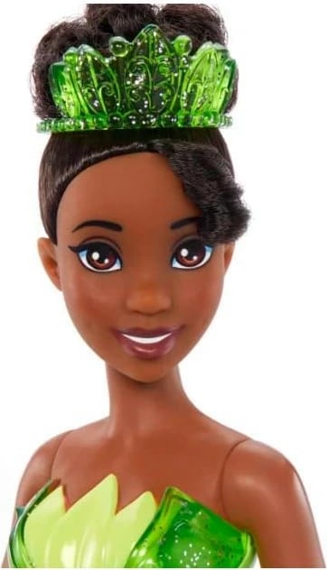 Kukull Disney Princess Tiana Mattel HLW02/HLW04, e gjelbër