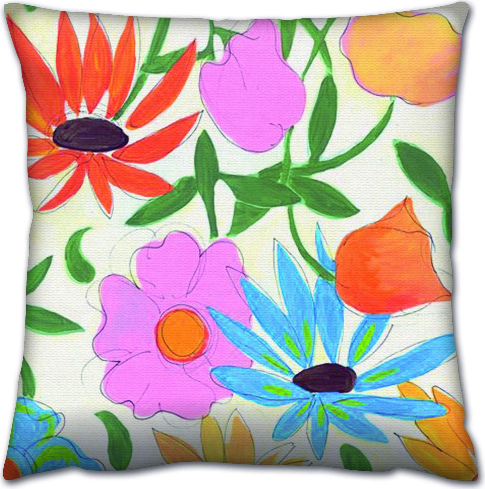 Jastëk dekorativ, shumëngjyrësh, Evila Originals, A14510, 43x43cm