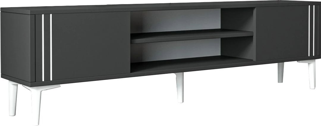 Komodë TV Skye Decor, ngjyrë antracit, 140x44.6x29.6cm