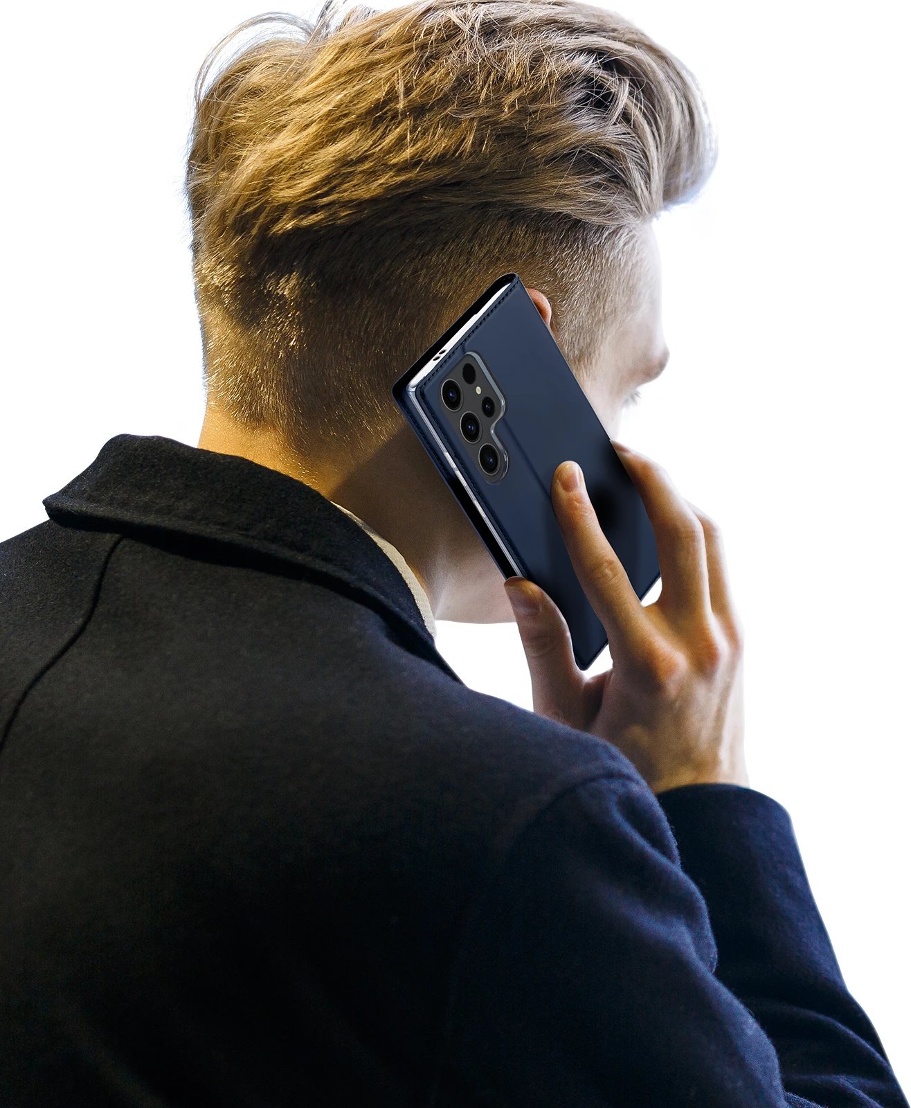 Mbështjellës Dux Ducis Skin Pro për Samsung Galaxy S24 Ultra, kaltër