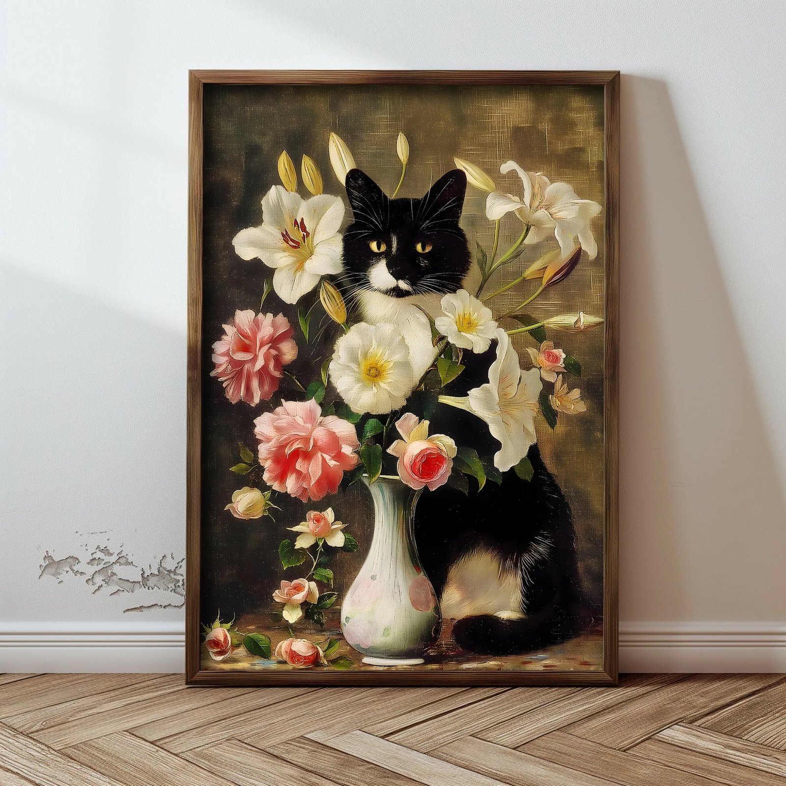 Pikturë dekorative me kornizë, MDF, shumëngjyrëshe, GE166-L