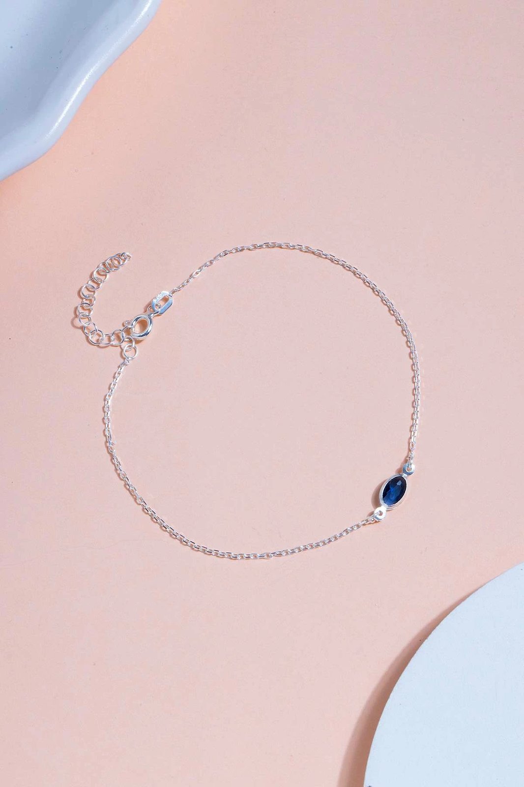 Byzylyk argjendi Jumeon, ngjyrë kaltër e errët, TFNY65227