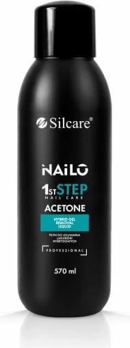 Acetone për heqjen e llakut të thonjve Silcare Nailo 1st Step 570ml