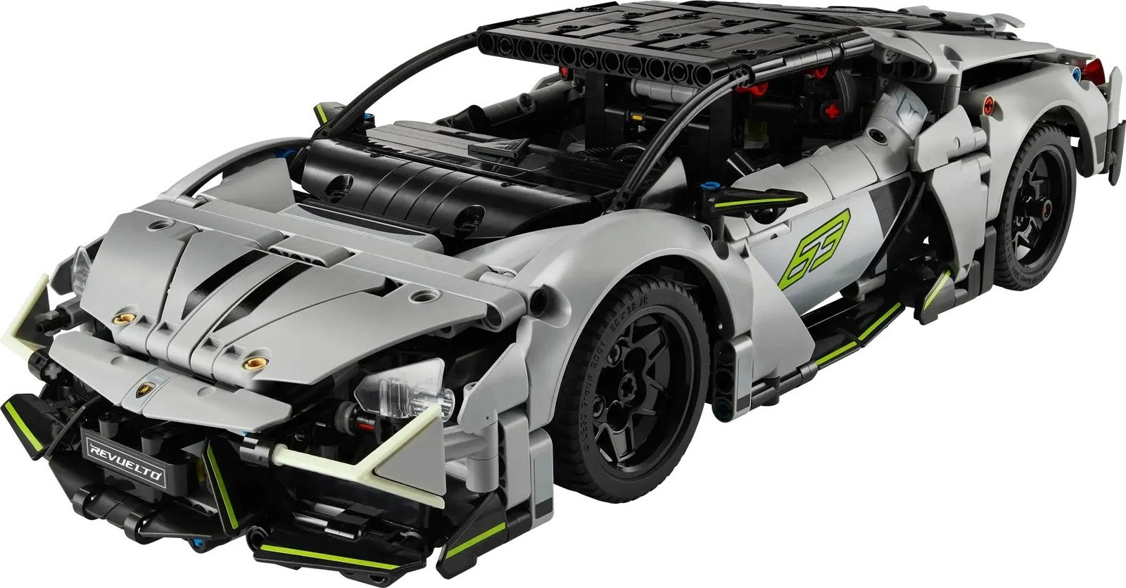 Set LEGO Technic Lamborghini Revuelto 42214, 1135 pjesë, Gri