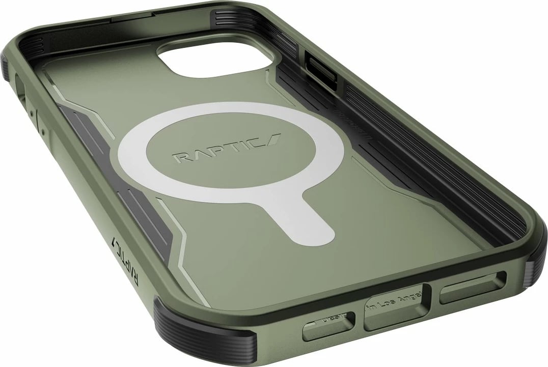 Mbështjellës Raptic X-Doria Fort Case për iPhone 14 Plus, MagSafe, i gjelbër