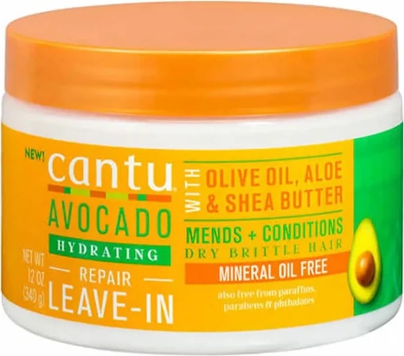 Krem leave-in për flokë Cantu Avocado Hydrating Repair unisex 340g