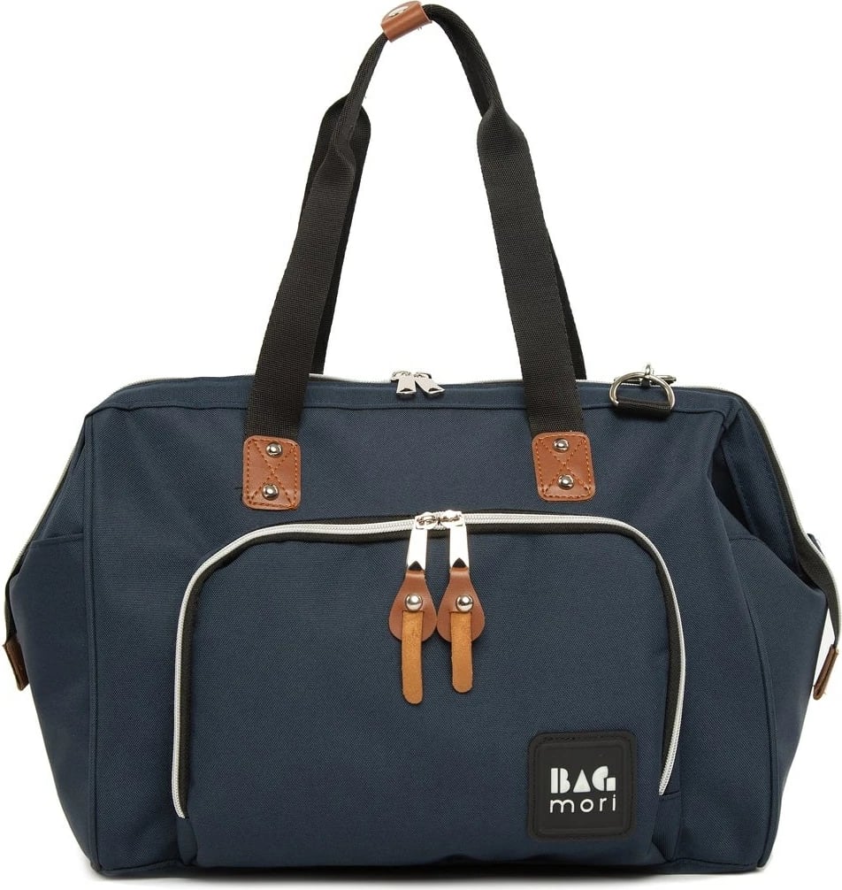 Çantë dore e madhe, ngjyrë blu e errët, Zoozie Bags, 2153 - 32145