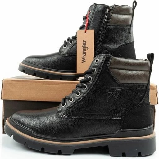 Çizme chelsea për meshkuj Wrangler, të zeza