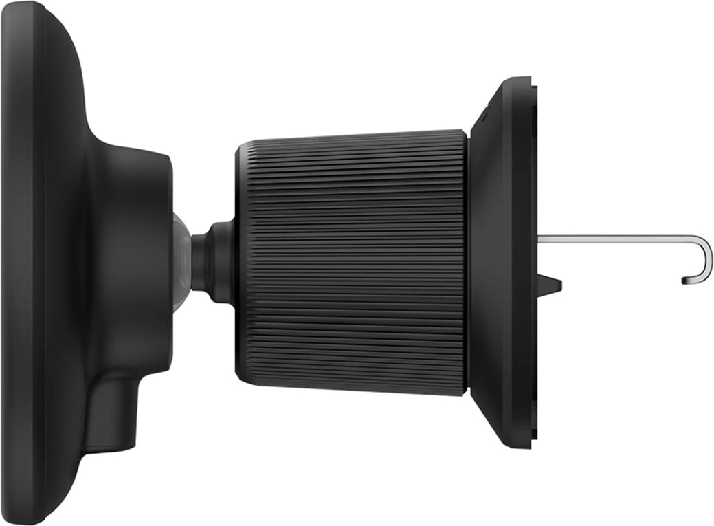 Mbajtës magnetik Baseus CW01 për iPhone, karikues wireless 15W, për grilë ventilimi, i zi
