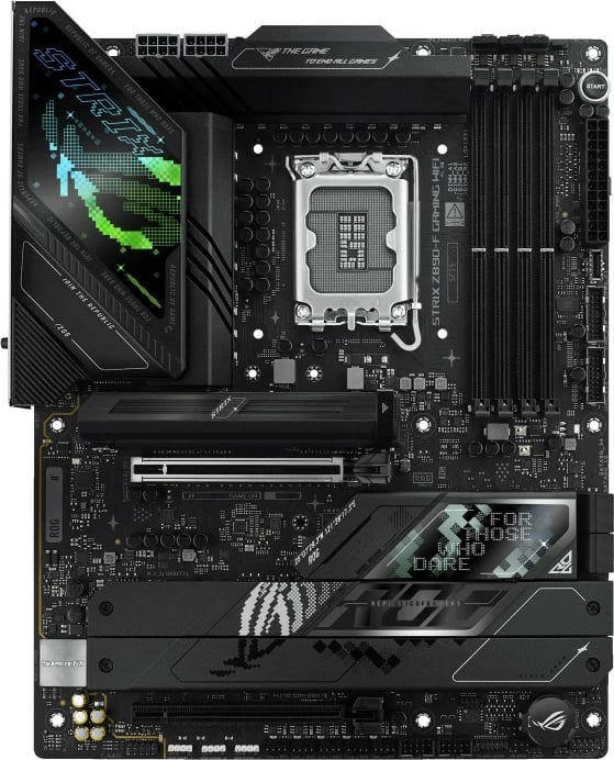 Pllakë amë Asus ROG STRIX Z890-F GAMING WIFI, LGA1851, DDR5, ATX, e zezë
