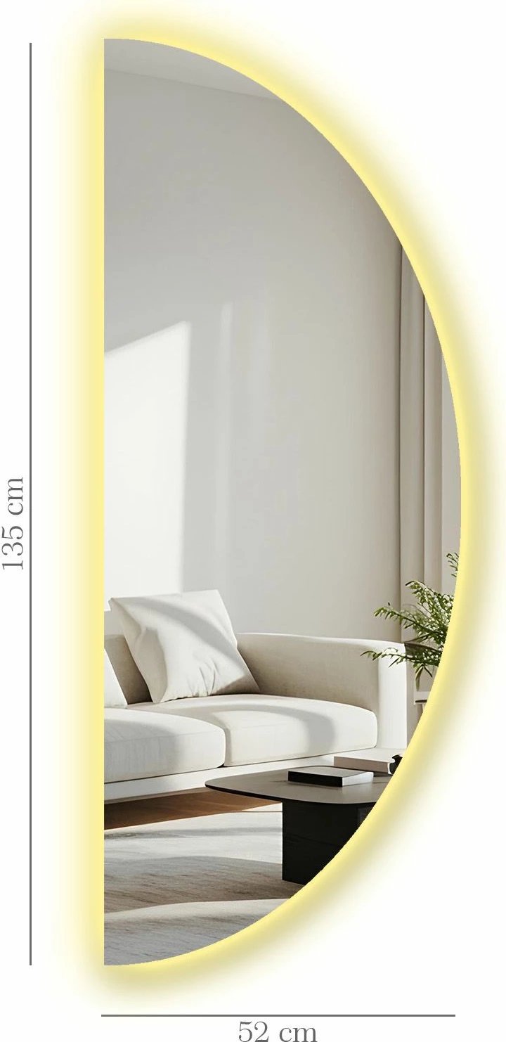 Pasqyrë me ndriçim LED, Skye Decor, 52135Ledayna-002