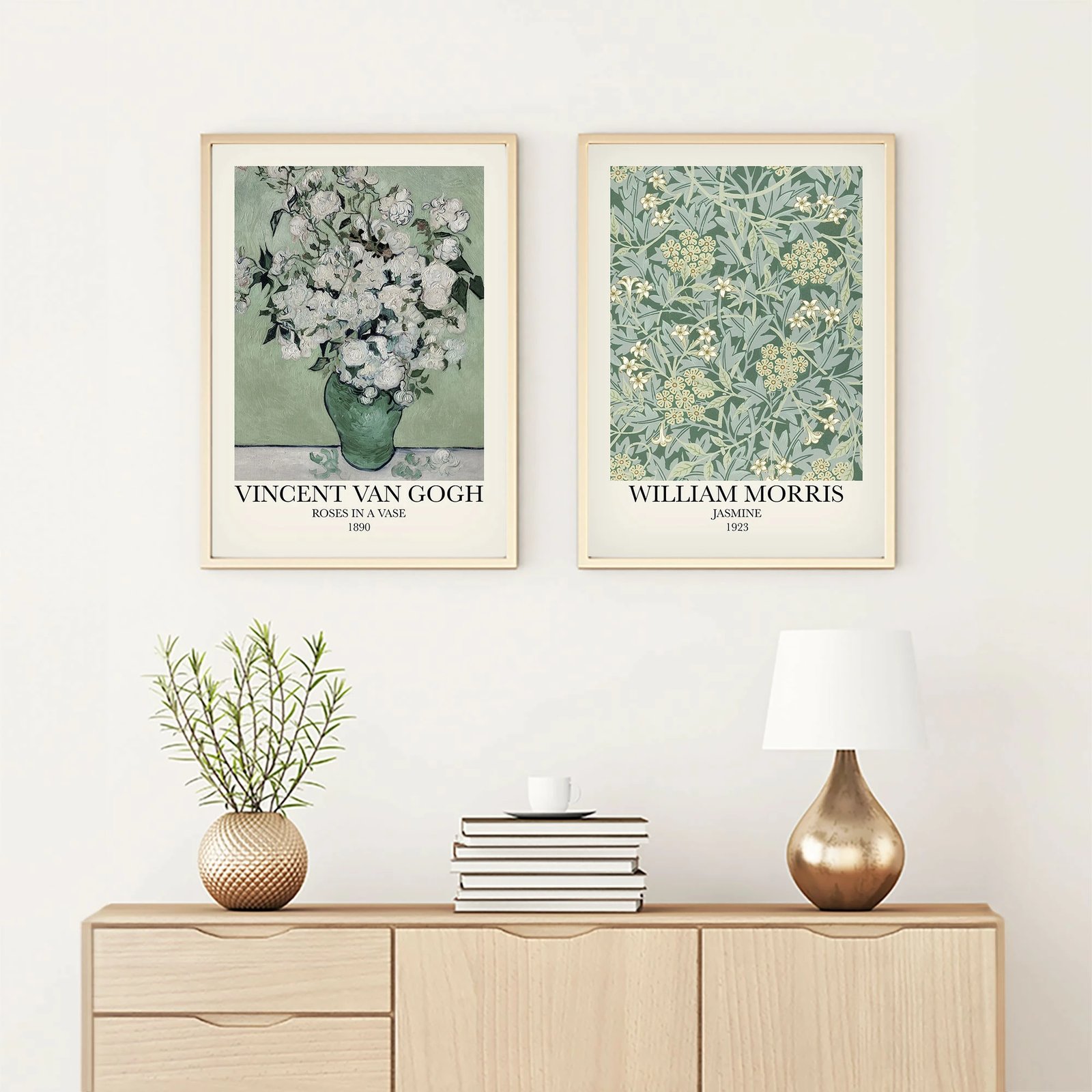 Pikturë dekorative me kornizë, MDF, 2 copë, Wallity, Huhu277, 50x70cm