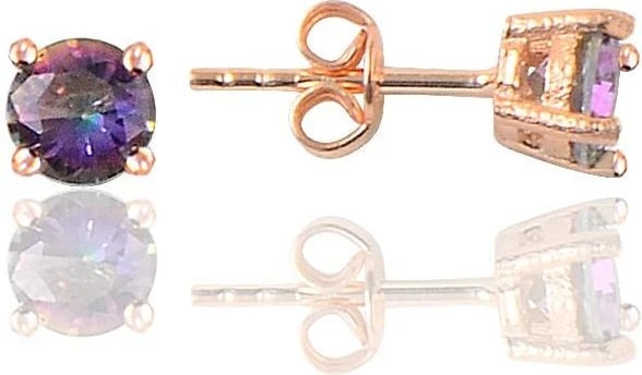 Vathë argjendi Jumeon, shumëngjyrësh, 4mm, 10874MISTIK