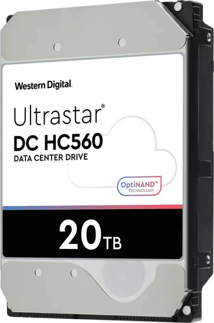 HDD Western Digital Ultrastar DC HC560, 20 TB, 7200 RPM, 512 MB, 3.5", Serial ATA