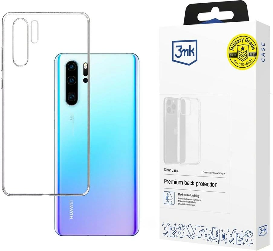 Mbështjellës Huawei P30 Pro 3mk Clear Case, Transparent Mbështjellës Huawei P30 Pro 3mk Clear Case, Transparent