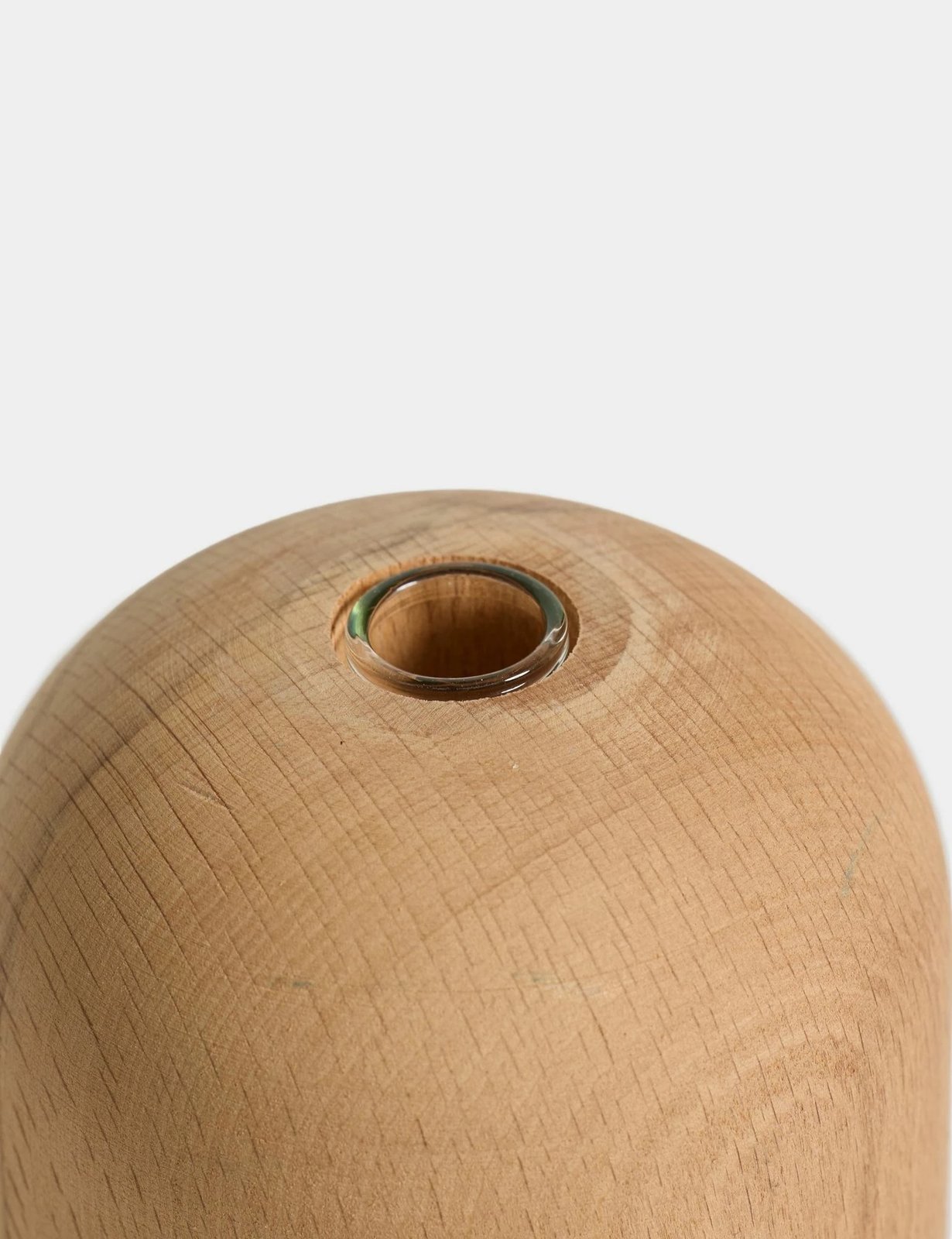 Vazo Evila Originals, Vasio Big, ngjyrë bezhë, qeramike, me bazë travertini, 9x22.5x9cm