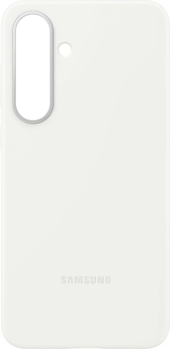 Mbështjellës silikon Samsung Galaxy S25 FE, i bardhë