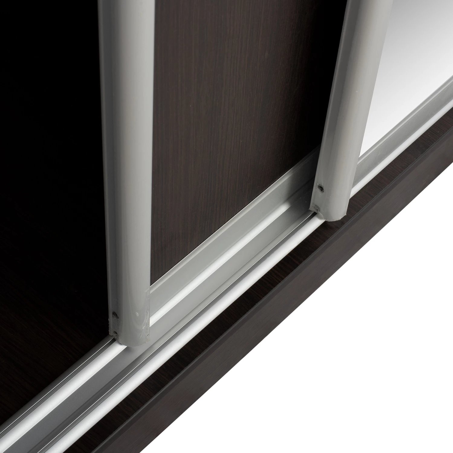 Dollap dy-leafësh, dyer rrëshqitëse, pasqyrë, ngjyrë wenge, FH2434.02, 160x60x210H