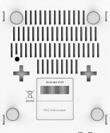 Router MikroTik hEX PoE, 5 porte gigabit, i bardhë