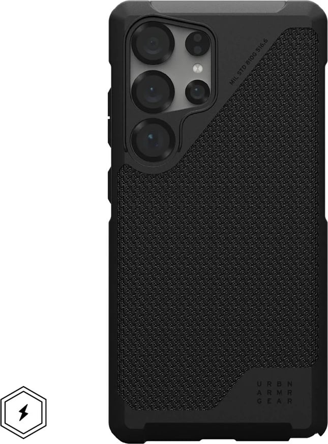 Mbështjellës Urban Armor Gear Metropolis LT për Samsung, 6.8", TPU, i zi