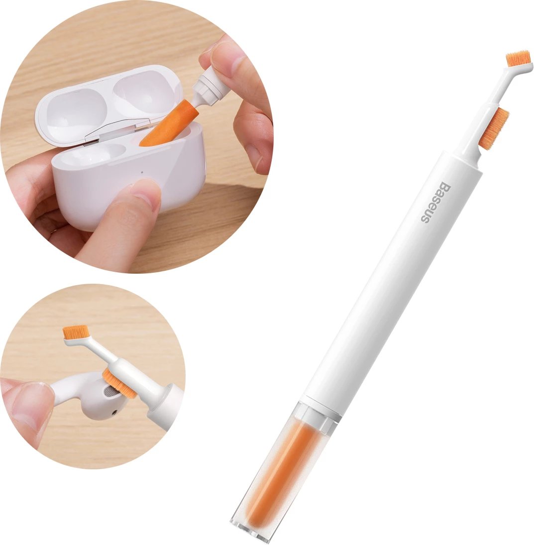 Furçë pastrimi Baseus CL01 për kufje, telefona, maus, tastierë, e bardhë