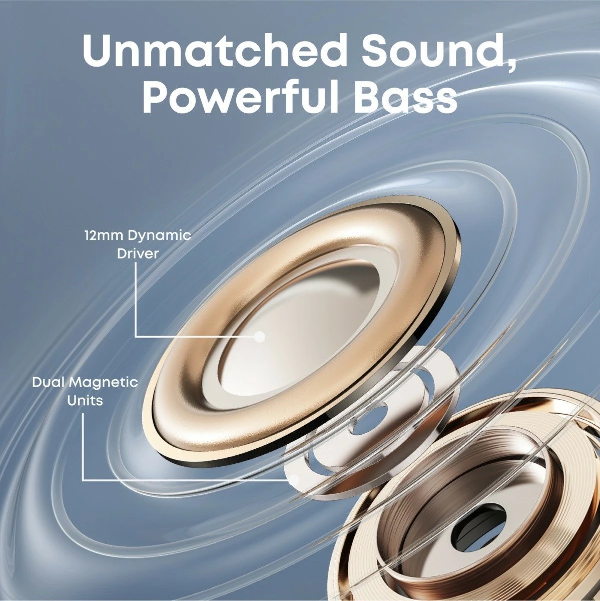 Kufje Bluetooth Anker Soundcore AeroClip A3388G11, Bluetooth 5.4, bateri 24h me kuti, mikrofon, USB-C, të zeza