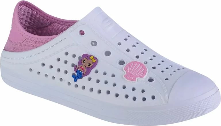 Këpucë fëmijë Skechers, të bardha