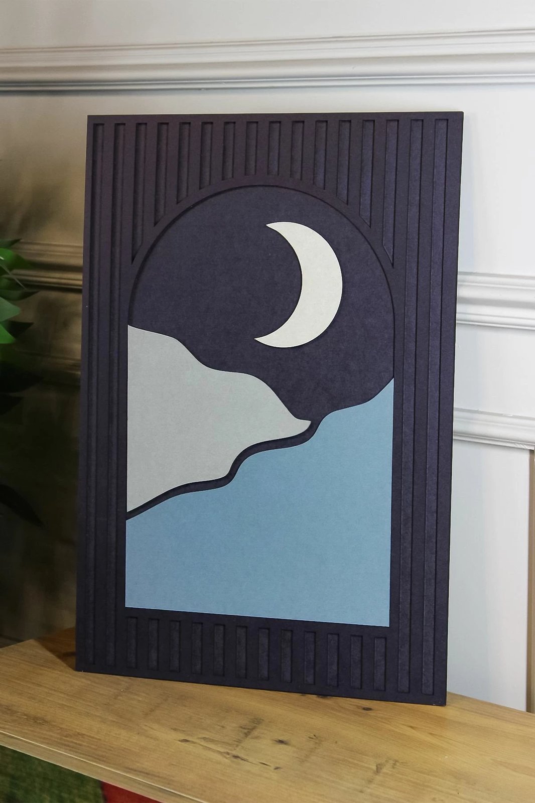 Pikturë dekorative, shumëngjyrëshe, Ersy3Dmoon-2030