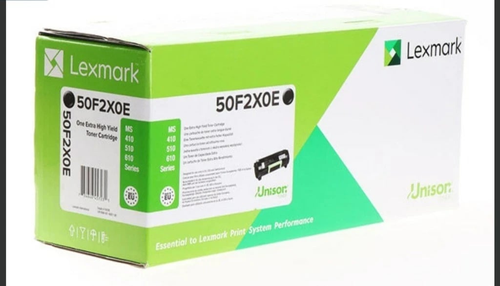 Toner Lexmark 502X, Origjinal, 1 copë, E zezë