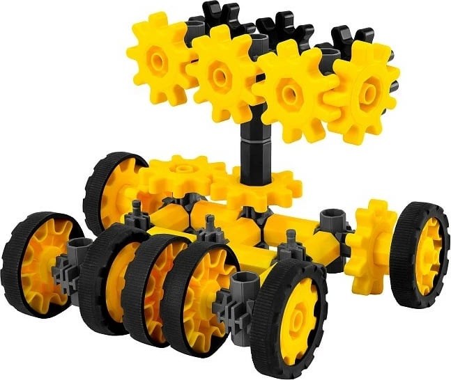 Set blloqe ndërtimi Korbo Machine 61 pjesë, plastikë, shumëngjyrëshe