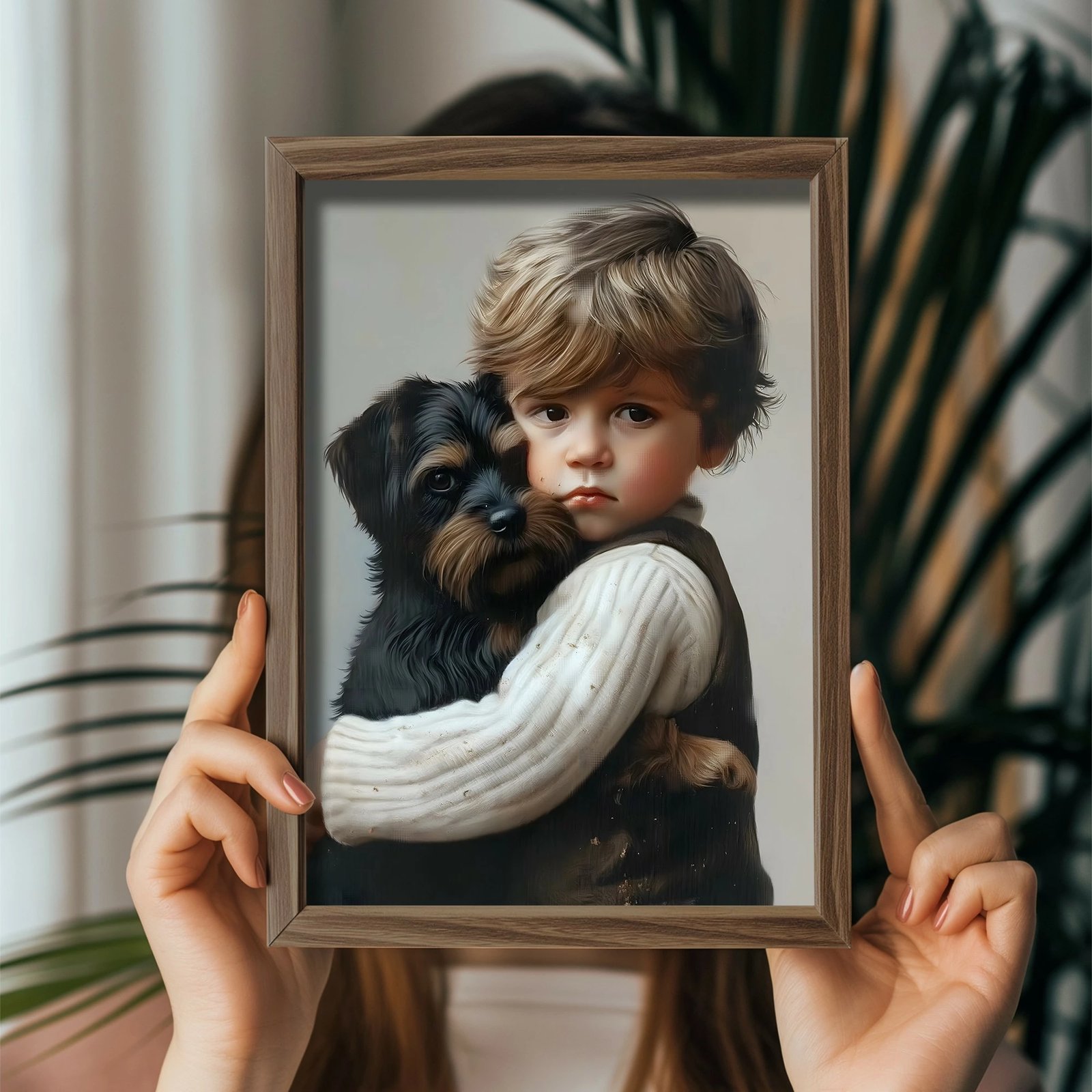 Pikturë dekorative me kornizë MDF, Wallity, GE227-L