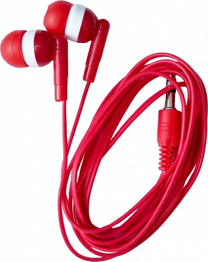 Kufje in-ear Simba Dickie, 3.5 mm, Stereo, të kuqe