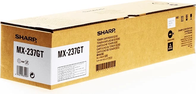 Toner Sharp MX-237GT, rendiment deri 20000 faqe, i zi