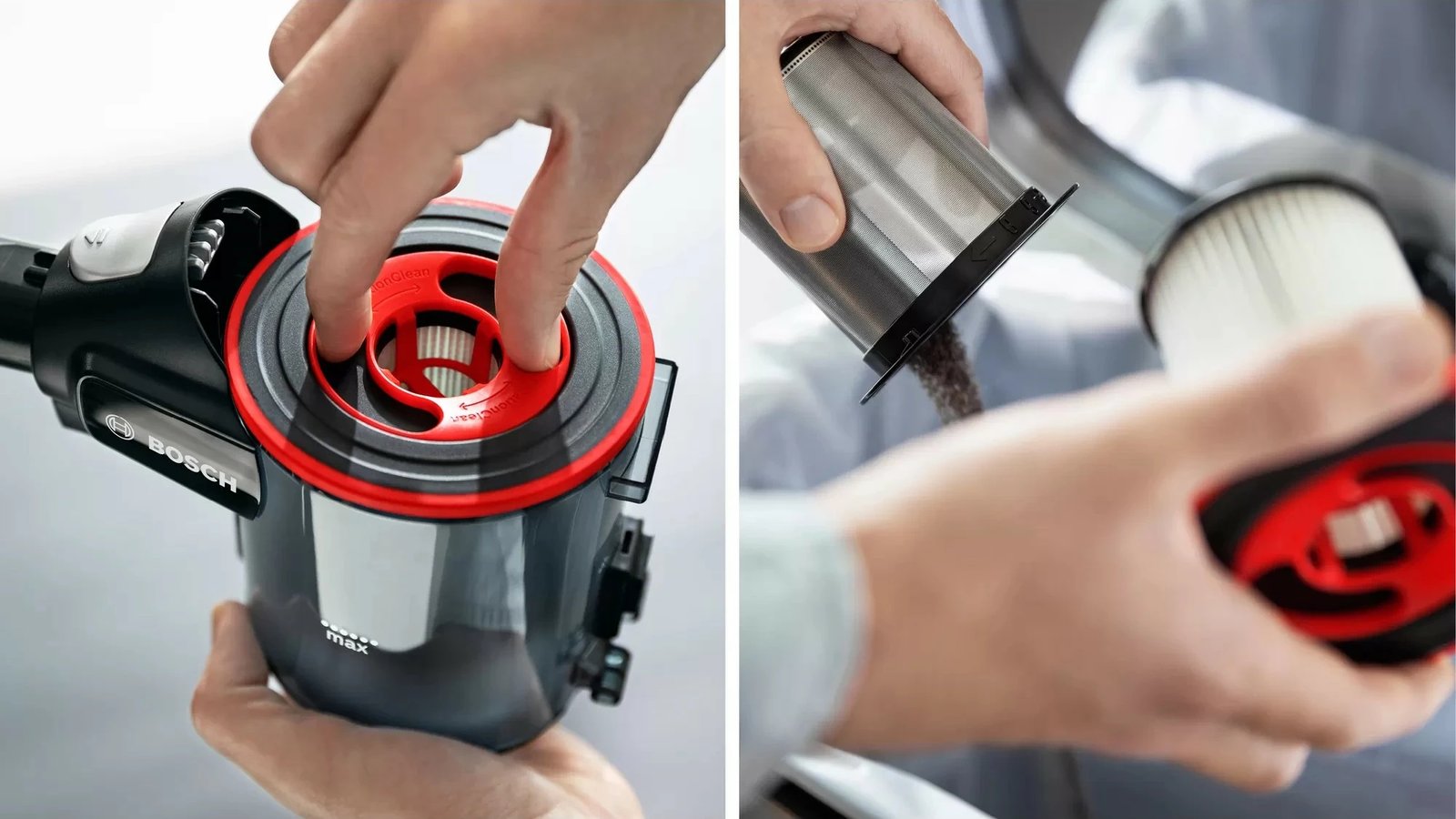 Fshesë stick 2-në-1 Bosch BBS711W, pa qese, 0.3L, e bardhë Fshesë stick 2-në-1 Bosch BBS711W, pa qese, 0.3L, e bardhë