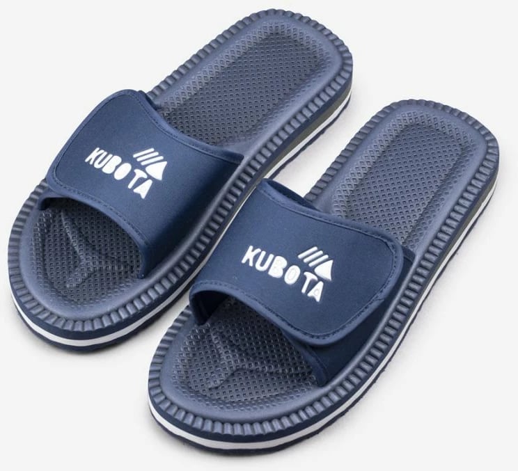 Papuqe sportive Kubota navy blue me ngjitës