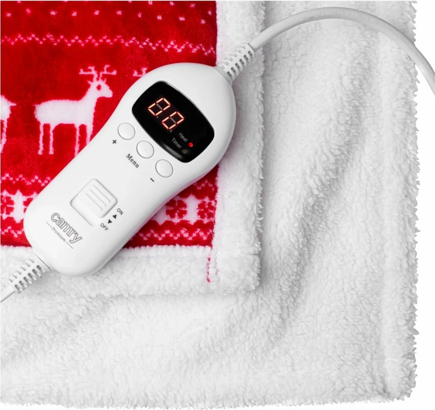 Koc elektrik Camry CR 7441, bardhë-kuq