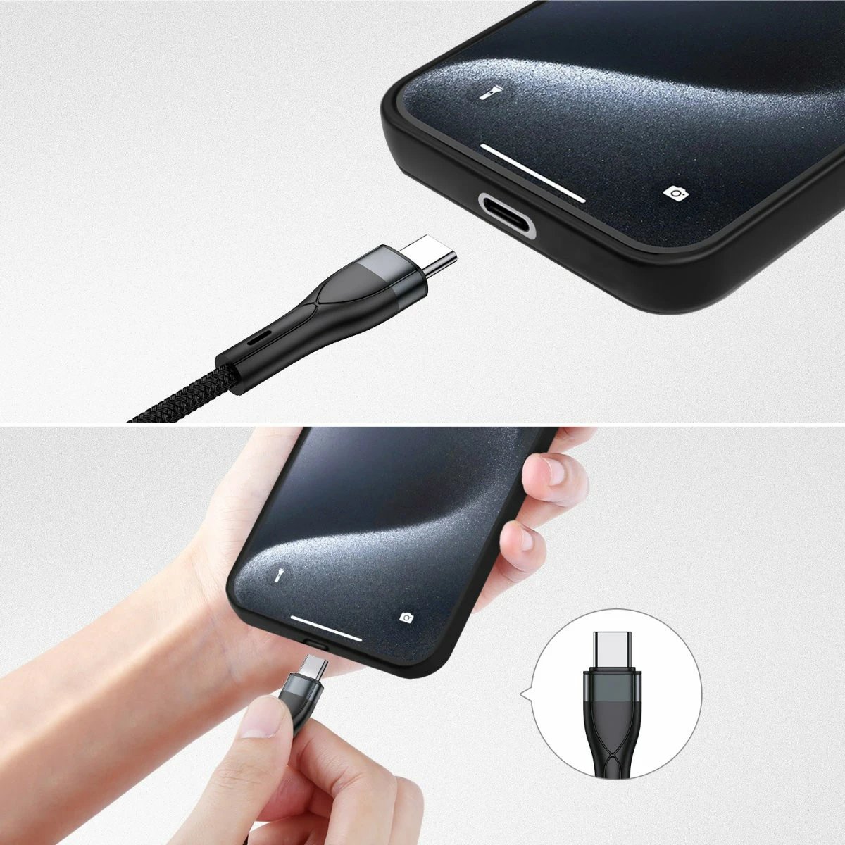 Kabllo karikimi 4smarts 541023, 1.2 m, USB A/USB C, USB C/Micro USB-A/Lightning, e zezë Kabllo karikimi 4smarts 541023, 1.2 m, USB A/USB C, USB C/Micro USB-A/Lightning, e zezë