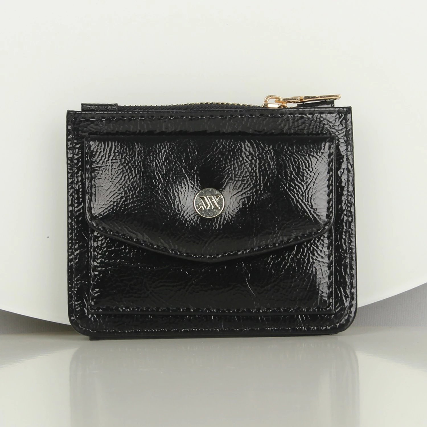 Portofol prej lëkure, ngjyrë e zezë, Zoozie Bags, 1241