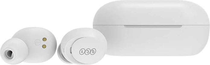 Kufje TWS QCY T27, Bluetooth 5.3, ANC, IPX4, të bardha