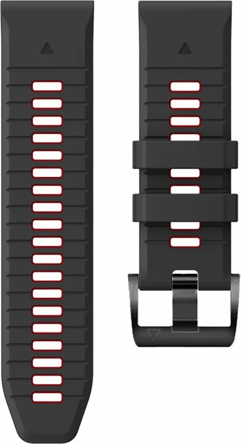 Rrip sportiv Tech-Protect IconBand Pro për Garmin Fenix 3/5X/3HR/5X Plus/6X/6X Pro/7X, i zi/kuq