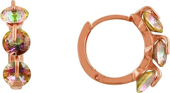 Vath argjendi, ngjyrë rozë ari, Jumeon, SGTL7468, 13mm