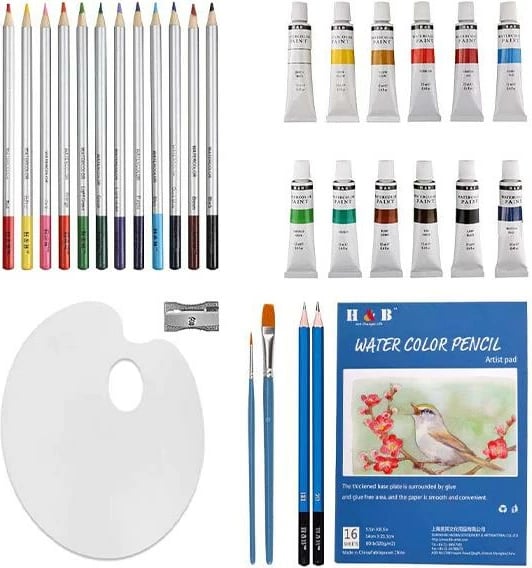 Set për pikturë me akuarel NEXT 31 pjesë në kuti Set për pikturë me akuarel NEXT 31 pjesë në kuti